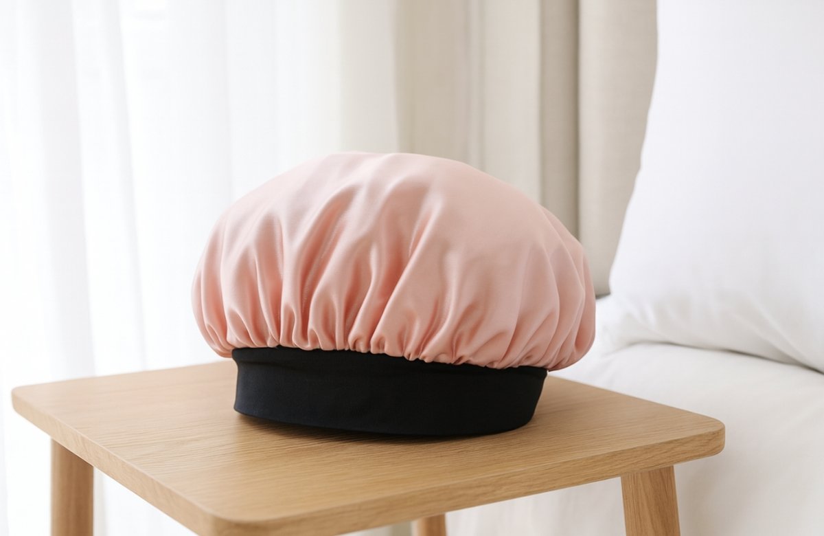 Bonnet de nuit en soie