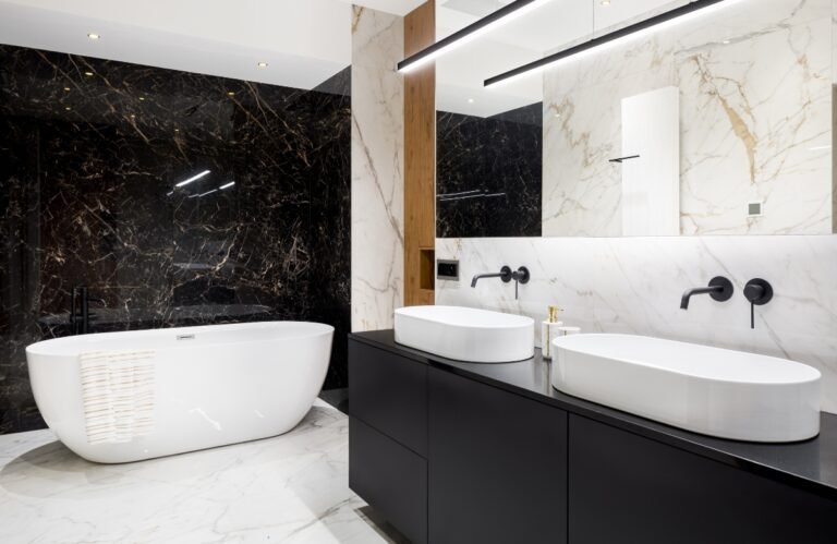 10 façons originales de carreler une salle de bain Carrelage dans une salle de bain