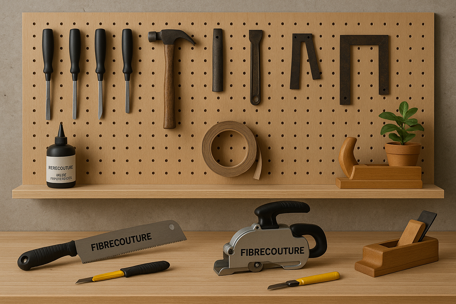 Fibrecouture plaquage